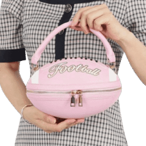 Bolsa crossbody balon football rosa