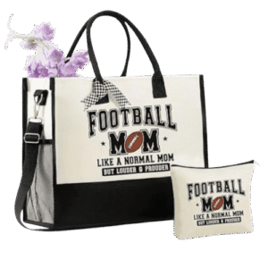 bolsa tote bag football mom