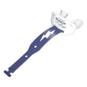 Bucal Shock Doctor Thunder Bolt - Blanco/Azul